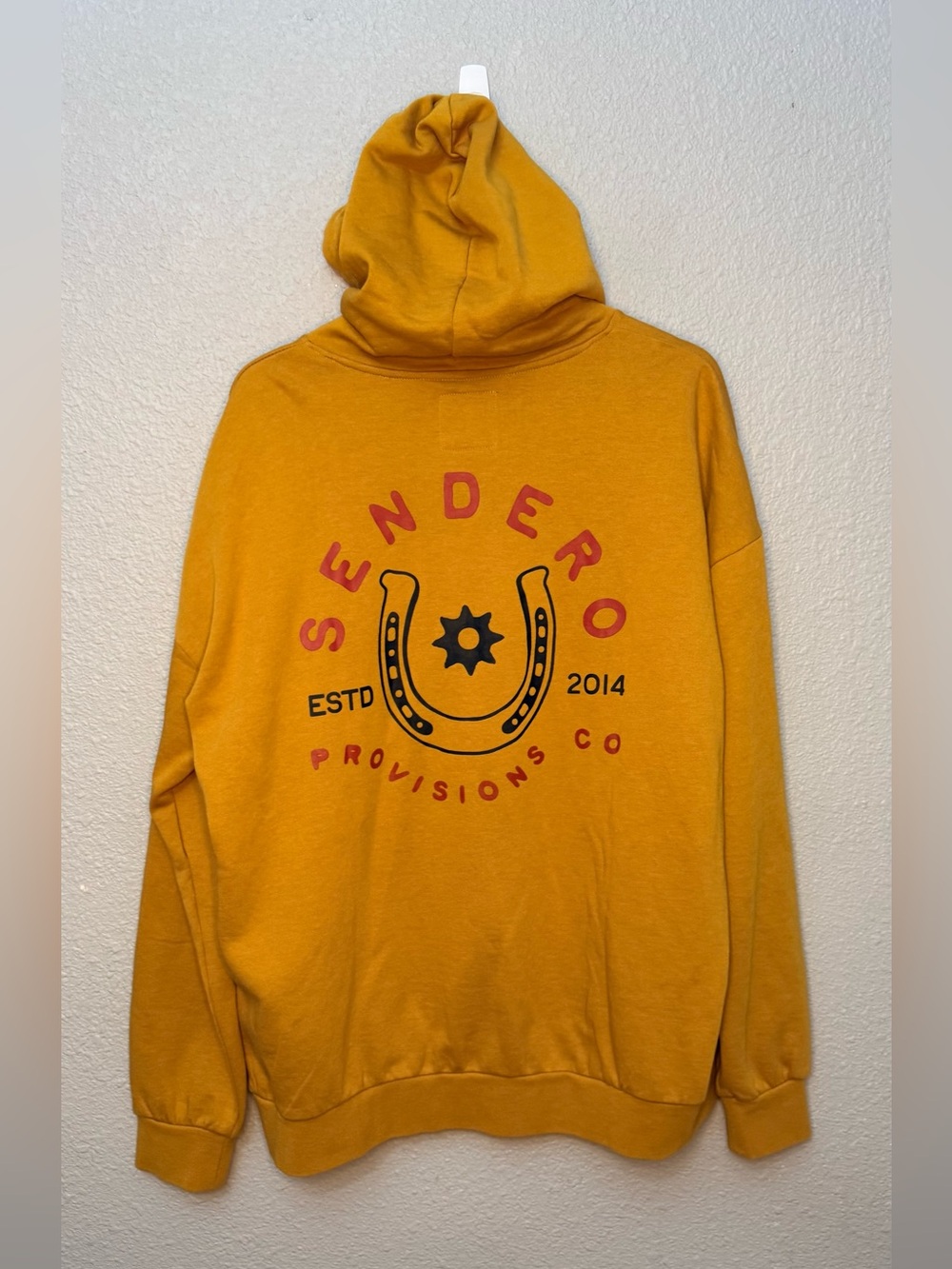 Sendero Provisions | No Luck Hoodie | Goldenrod | Size Large - Picture 4 of 6